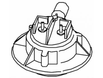 Sprühkopf Oberteil für die Mondo-Serie von 1996 bis 2009 Bravilor Bonamat