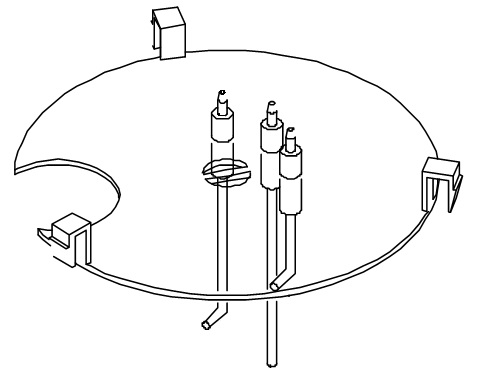 Deckel Wasserbecken mit Elektroden für die Matic-Serie von 1996 bis 2009 Bravilor Bonamat