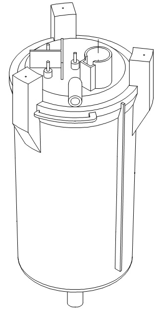 Wasserbehälter der RLX-Serie Bravilor Bonamat