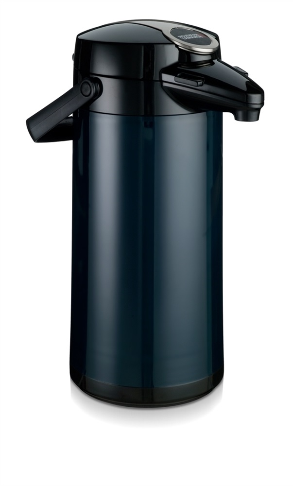 Bonamat Pumpkanne Isolierkanne Kaffeekanne mit Glaseinsatz Airpot Furento 2,2lt 