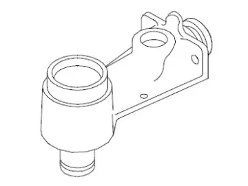 Hahngehäuse RLX f. Schauglas