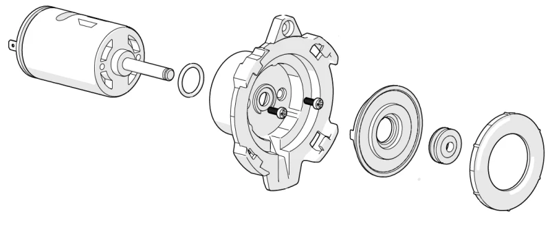 Mischermotor komplett SEGO