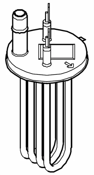 Heizelement für die Matic-Serie von 1996 bis 2009 Bravilor Bonamat