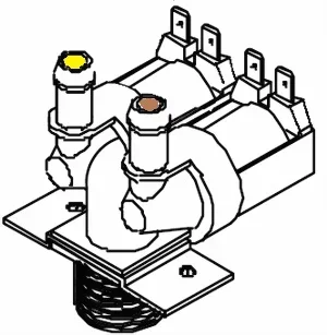 Magnetventil doppelt RLX Bravilor Bonamat